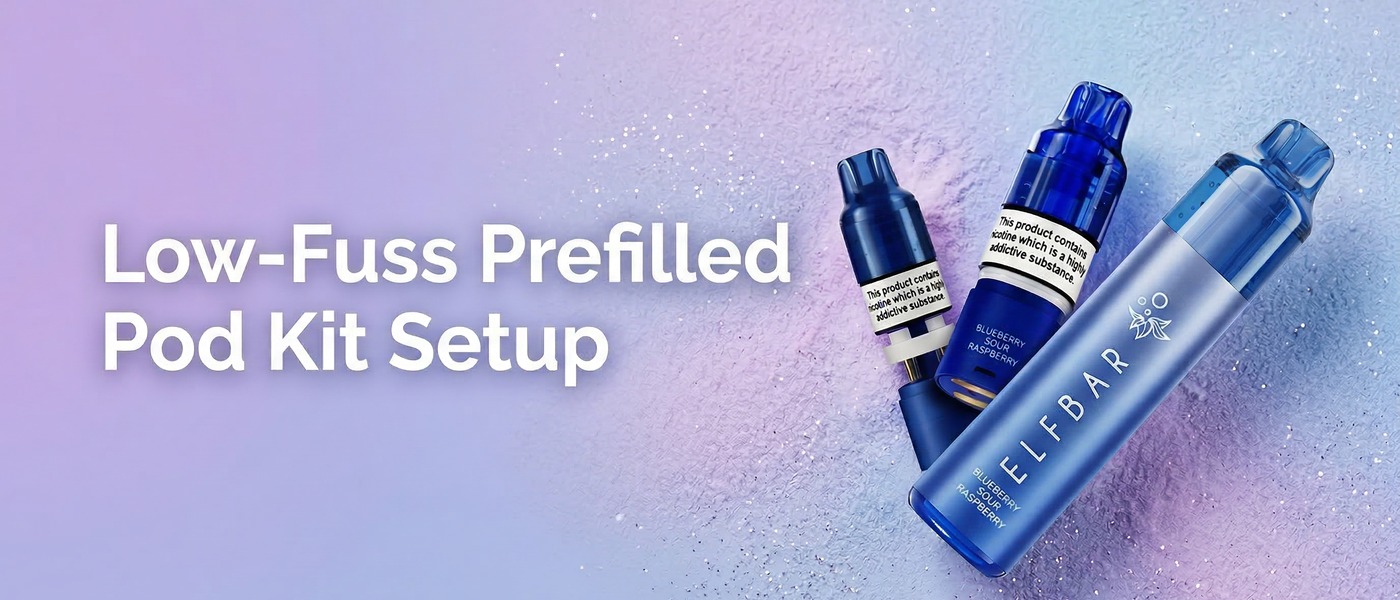 Low-Fuss Prefilled Pod Kit Setup