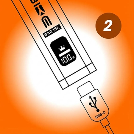 Charge Your Vape Charge your kit using the USB-C port on the base.