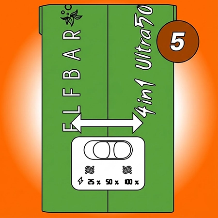 Swap Between Flavours With The Slider Use the slider on the front of the device to switch between flavours.