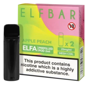 Apple Peach Elf Bar Elfa Prefilled Pod