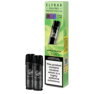 Apple Peach Elf Bar Elfa Pro Prefilled Pod