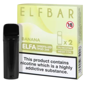 Banana Elf Bar Elfa Prefilled Pod