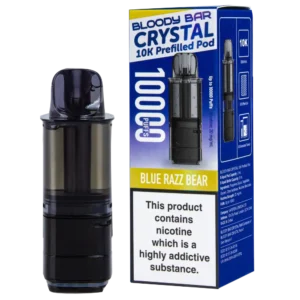 Blue Razz Bear Bloody Bar Crystal 10K Refill Pack