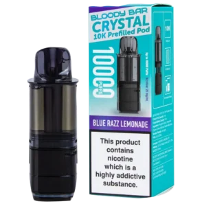 Blue Razz Lemonade Bloody Bar Crystal 10K Refill Pack