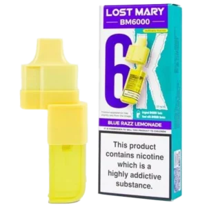 Lost Mary BM6000 Pods - Blue Razz Lemonade