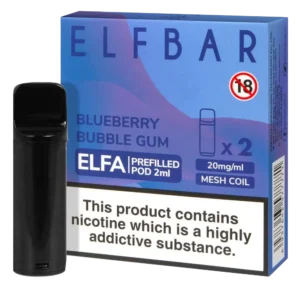Blueberry Bubble Gum Elf Bar Elfa Prefilled Pod