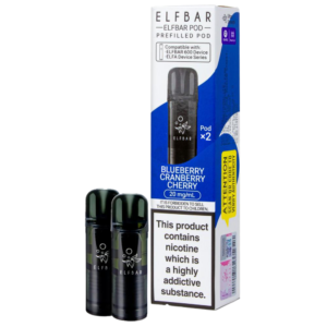 Blueberry Cherry Cranberry Elf Bar 600 Prefilled Pods