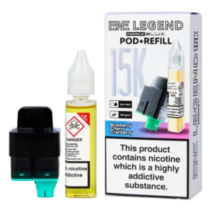 Blueberry Cherry Cranberry Elux ENE Legend 15K Refill Pod