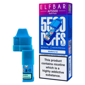Blueberry Ice Elf Bar AF5500 Refill Pack