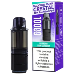 Blueberry Sour Raspberry Bloody Bar Crystal 10K Refill Pack