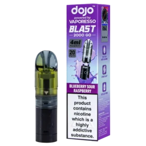 Blueberry Sour Raspberry Dojo Blast 2000 Go Refill Pack