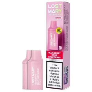 Blueberry Sour Raspberry Lost Mary BM600 Pods