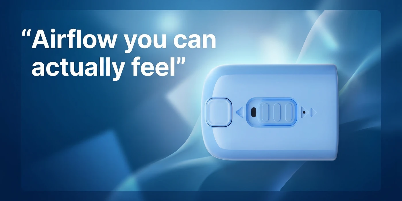 Airflow you can actually feel