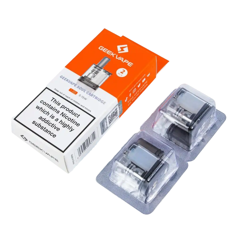 Contains: 2 x Geekvape Soul Replacement Pods