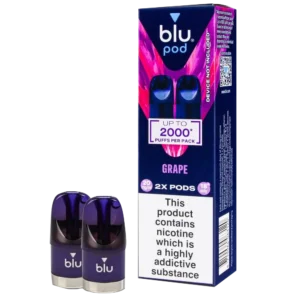 Grape Blu Bar Prefilled Pod