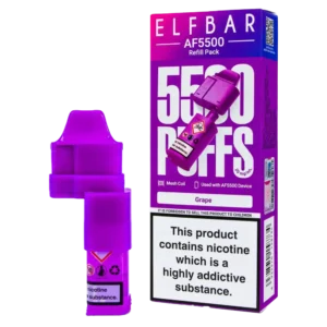 Grape Elf Bar AF5500 Refill Pack