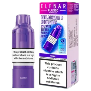 Grape Elf Bar Plus 50 Refill Pod