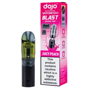 Juicy Peach Dojo Blast 2000 Go Refill Pod
