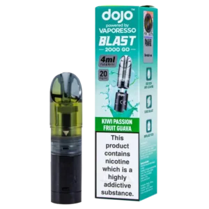 Kiwi Passion Fruit Guava Dojo Blast 2000 Go Refill Pack