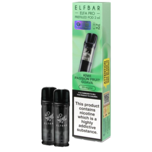 Kiwi Passion Fruit Guava Elf Bar Elfa Pro Prefilled Pod