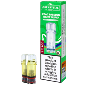 Kiwi Passion Fruit Guava - SKE Crystal Plus Prefilled Pods