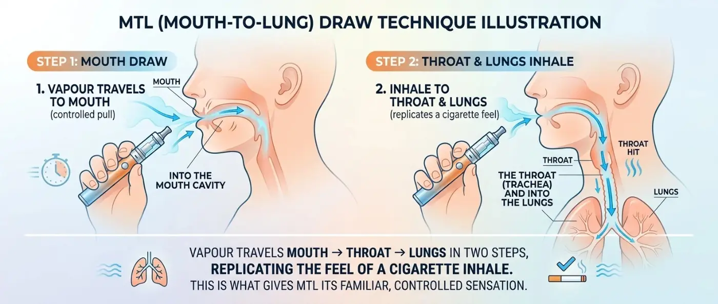 MTL draw technique illustration