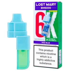 Lost Mary BM6000 Pods - Mad Blue