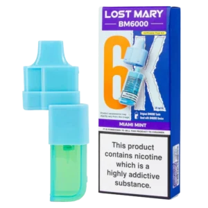 Lost Mary BM6000 Pods - Miami Mint