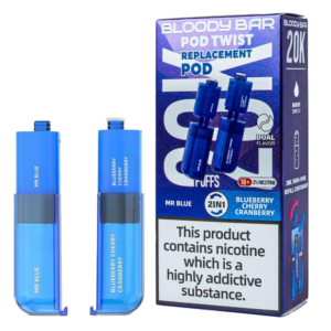 Mr Blue & Blueberry Cherry Cranberry Bloody Bar Pod Twist 20K Refill Pack