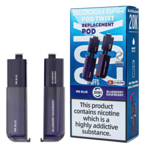 Mr Blue & Blueberry Raspberry Bloody Bar Pod Twist 20K Refill Pack