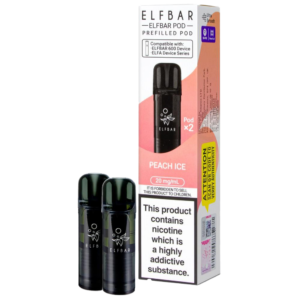 Peach Ice Elf Bar 600 Prefilled Pods