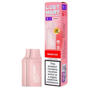 Peach Ice Lost Mary BM600 Pods