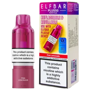 Pink Lemonade Elf Bar Plus 50 Refill Pod