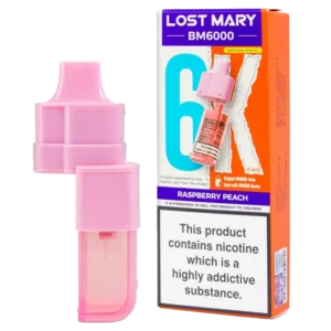 Lost Mary BM6000 Pods - Raspberry Peach