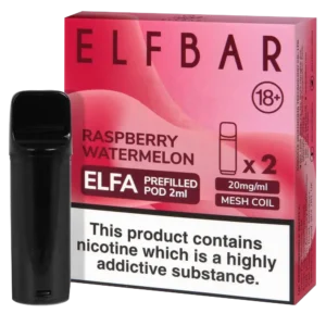 Raspberry Watermelon Elf Bar Elfa Prefilled Pod