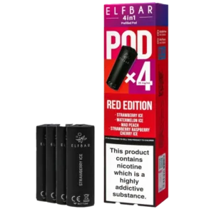 Red Edition Elf Bar 4 in 1 Prefilled Pods