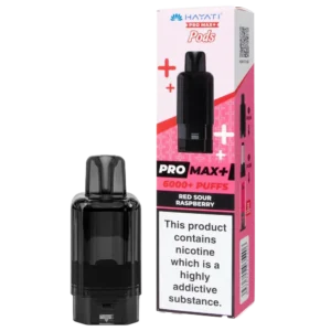 Red Sour Raspberry Hayati Pro Max Plus Refill Pack