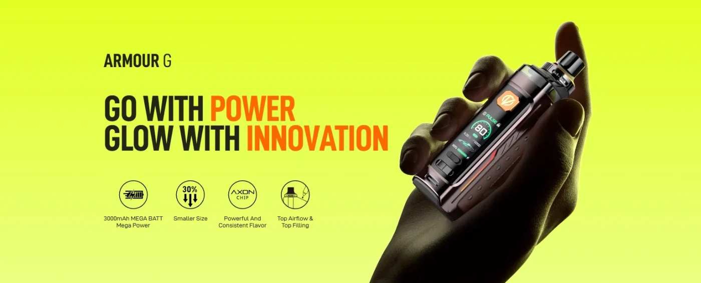 The Vaporesso Armour G Vape Kit is the kind of refillable pod kit 