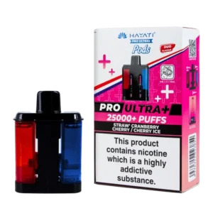 Straw Cranberry Cherry & Cherry Ice Hayati Pro Ultra Plus Refill Pack