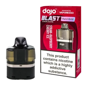 Straw-Raspberry Cherry Vaporesso Dojo Blast 6000 Prefilled Pod