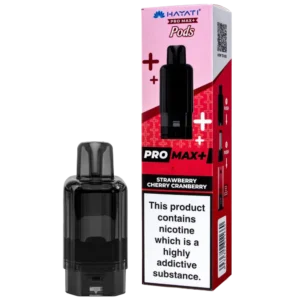 Strawberry Cherry Cranberry Hayati Pro Max Plus Refill Pack