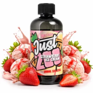 Strawberry Ice Cream Just 200 Shortfill E-Liquid by Joe's Juice