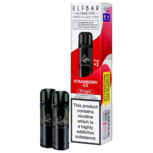 Strawberry Ice Elf Bar 600 Prefilled Pods