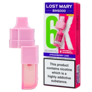 Lost Mary BM6000 Pods - Strawberry Lime