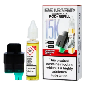 Strawberry Raspberry Cherry Elux ENE Legend 15K Refill Pod