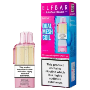 Strawberry Raspberry Cherry Ice Elf Bar Joinone Refill Pod