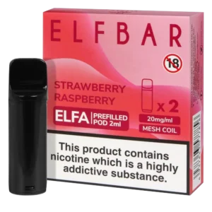Strawberry Raspberry Elf Bar Elfa Prefilled Pod