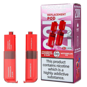 Strawberry Watermelon B-Gum & Watermelon Ice Bloody Bar Pod Twist 20K Refill Pack