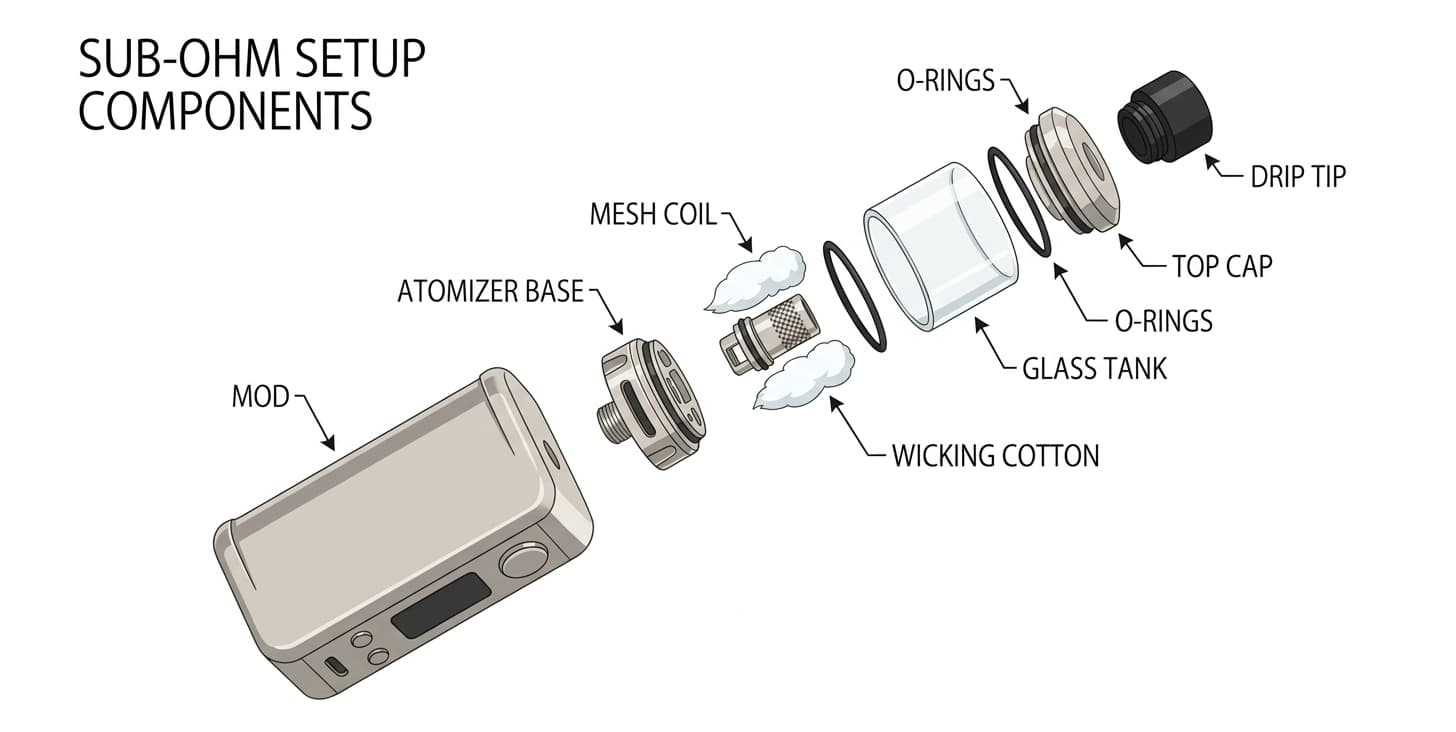 Sub-Ohm Setup Components