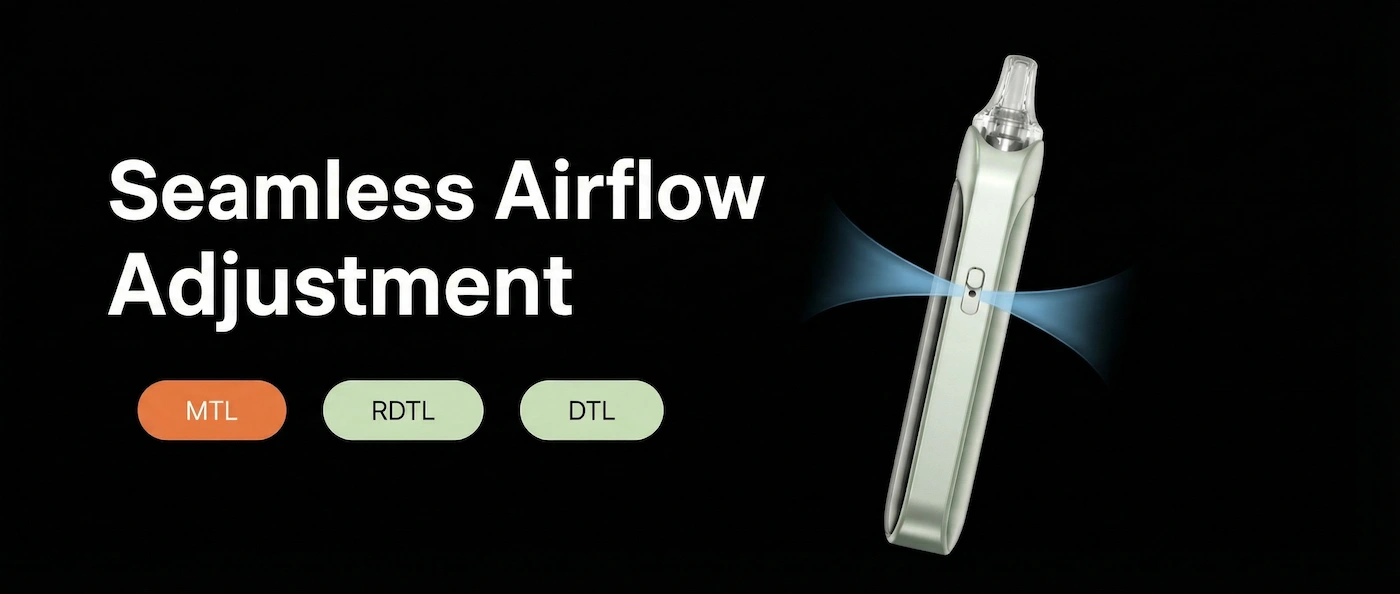 Tri-Mode Vaping Versatility